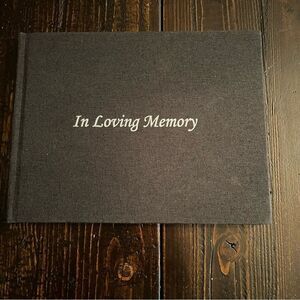“In Loving Memory” Registration Book Hardcover (New)